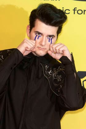 Gjon s Tears bei der Verleihung der MTV European Music Awards 2021 in der Laszlo Papp Sportarena. Budapest, 14.11.2021