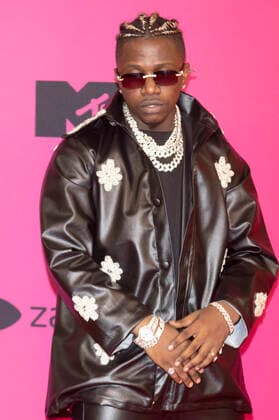 Rayvanny bei der Verleihung der MTV European Music Awards 2021 in der Laszlo Papp Sportarena. Budapest, 14.11.2021