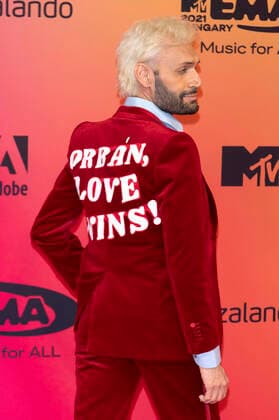 Jeetendr Sehdev bei der Verleihung der MTV European Music Awards 2021 in der Laszlo Papp Sportarena. Budapest, 14.11.2021