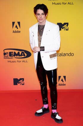 Yungblud bei der Verleihung der MTV European Music Awards 2021 in der Laszlo Papp Sportarena. Budapest, 14.11.2021