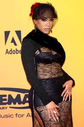 Saweetie bei der Verleihung der MTV European Music Awards 2021 in der Laszlo Papp Sportarena. Budapest, 14.11.2021