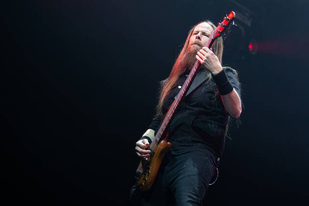 Nightwish live in Oslo, Norway Oslo, Norway. 14th, November 2021. Nightwish, the Finnish symphonic metal band, performs a live concert at Oslo Spektrum in Oslo. Here bass player Jukka Koskinen is seen live on stage. Oslo Norway  Copyright: xGonzalesxPhoto Per-OttoxOppix