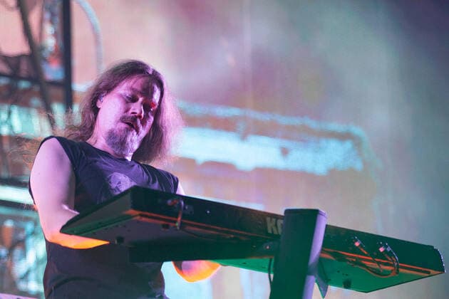 Nightwish live in Oslo, Norway Oslo, Norway. 14th, November 2021. Nightwish, the Finnish symphonic metal band, performs a live concert at Oslo Spektrum in Oslo. Here musician Tuomas Holopainen is seen live on stage. Oslo Norway  Copyright: xGonzalesxPhoto Per-OttoxOppix