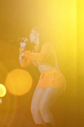 Day N Vegas Music Festival in Las Vegas, Queen Naija Konzert Singer Queen Naija performs on stage during the Day N Vegas Music Festival at the Las Vegas Festival Grounds in Las Vegas, Nevada on Sunday, November 14, 2021.  LAV2021111483 JAMESxATOA