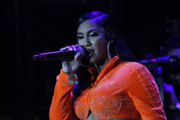 Day N Vegas Music Festival in Las Vegas, Queen Naija Konzert Queen Naija performs on stage during the Day N Vegas Music Festival at the Las Vegas Festival Grounds in Las Vegas, Nevada on Sunday, November 14, 2021.  LAV2021111485 JAMESxATOA