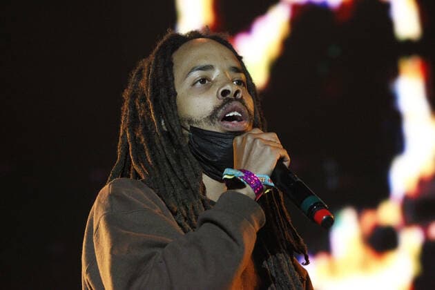Day N Vegas Music Festival in Las Vegas, Earl Sweatshirt Konzert American rapper Earl Sweatshirt performs on stage during the Day N Vegas Music Festival at the Las Vegas Festival Grounds in Las Vegas, Nevada on Sunday, November 14, 2021.  LAV2021111468 JAMESxATOA