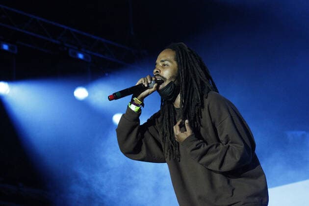 Day N Vegas Music Festival in Las Vegas, Earl Sweatshirt Konzert California rapper Earl Sweatshirt performs on stage during the Day N Vegas Music Festival at the Las Vegas Festival Grounds in Las Vegas, Nevada on Sunday, November 14, 2021.  LAV2021111470 JAMESxATOA