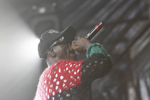 Day N Vegas Music Festival in Las Vegas, Joey Badass Konzert New York rapper Joey Badass performs on stage during the Day N Vegas Music Festival at the Las Vegas Festival Grounds in Las Vegas, Nevada on Sunday, November 14, 2021.  LAV2021111454 JAMESxATOA