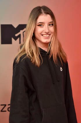 Tamaska Gabi bei der Verleihung der MTV European Music Awards 2021 in der Laszlo Papp Sportarena. Budapest, 14.11.2021