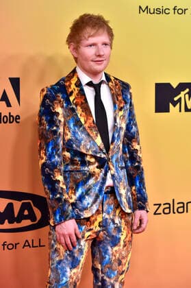 Ed Sheeran bei der Verleihung der MTV European Music Awards 2021 in der Laszlo Papp Sportarena. Budapest, 14.11.2021