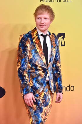 Ed Sheeran bei der Verleihung der MTV European Music Awards 2021 in der Laszlo Papp Sportarena. Budapest, 14.11.2021