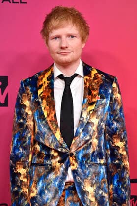 Ed Sheeran bei der Verleihung der MTV European Music Awards 2021 in der Laszlo Papp Sportarena. Budapest, 14.11.2021