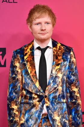 Ed Sheeran bei der Verleihung der MTV European Music Awards 2021 in der Laszlo Papp Sportarena. Budapest, 14.11.2021