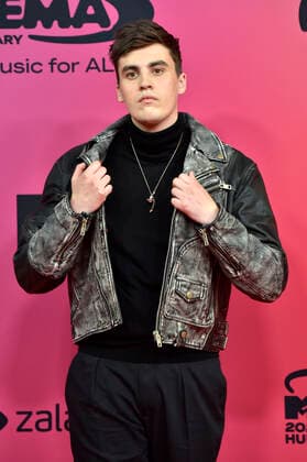 JC Stewart bei der Verleihung der MTV European Music Awards 2021 in der Laszlo Papp Sportarena. Budapest, 14.11.2021