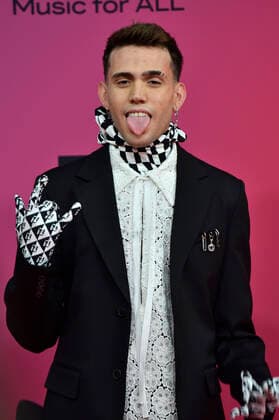 Aka 7even bei der Verleihung der MTV European Music Awards 2021 in der Laszlo Papp Sportarena. Budapest, 14.11.2021