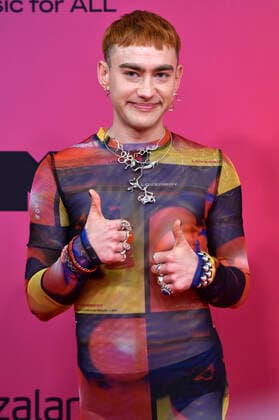 Olly Alexander von Years & Years bei der Verleihung der MTV European Music Awards 2021 in der Laszlo Papp Sportarena. Budapest, 14.11.2021