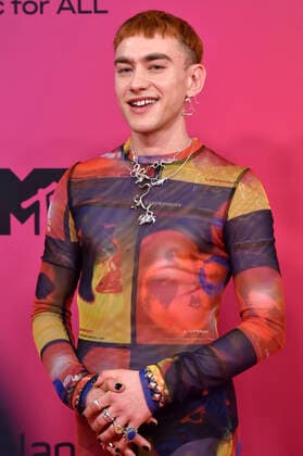 Olly Alexander von Years & Years bei der Verleihung der MTV European Music Awards 2021 in der Laszlo Papp Sportarena. Budapest, 14.11.2021