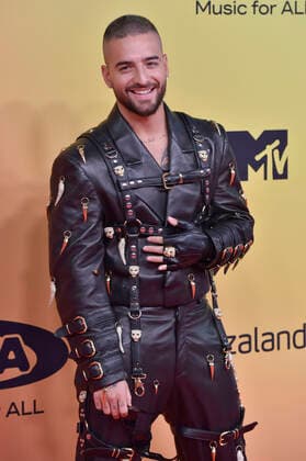 Maluma bei der Verleihung der MTV European Music Awards 2021 in der Laszlo Papp Sportarena. Budapest, 14.11.2021