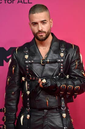 Maluma bei der Verleihung der MTV European Music Awards 2021 in der Laszlo Papp Sportarena. Budapest, 14.11.2021