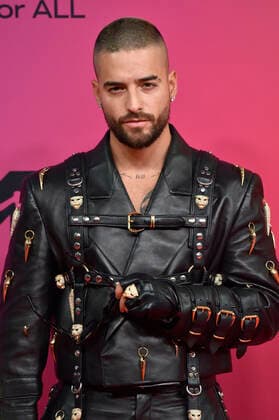 Maluma bei der Verleihung der MTV European Music Awards 2021 in der Laszlo Papp Sportarena. Budapest, 14.11.2021