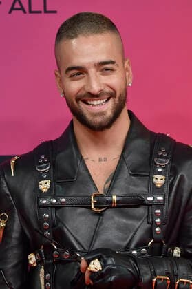 Maluma bei der Verleihung der MTV European Music Awards 2021 in der Laszlo Papp Sportarena. Budapest, 14.11.2021