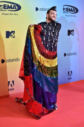 Riccardo Simonetti bei der Verleihung der MTV European Music Awards 2021 in der Laszlo Papp Sportarena. Budapest, 14.11.2021