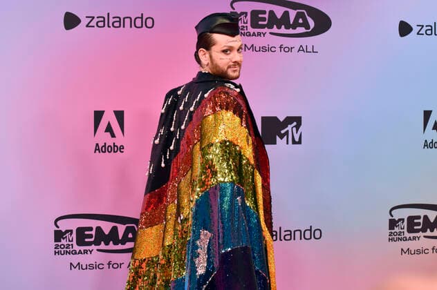 Riccardo Simonetti bei der Verleihung der MTV European Music Awards 2021 in der Laszlo Papp Sportarena. Budapest, 14.11.2021