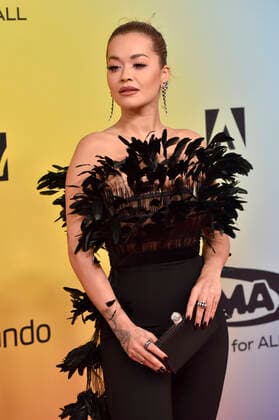 Rita Ora bei der Verleihung der MTV European Music Awards 2021 in der Laszlo Papp Sportarena. Budapest, 14.11.2021