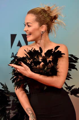 Rita Ora bei der Verleihung der MTV European Music Awards 2021 in der Laszlo Papp Sportarena. Budapest, 14.11.2021