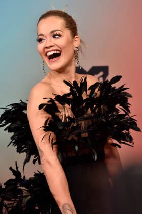Rita Ora bei der Verleihung der MTV European Music Awards 2021 in der Laszlo Papp Sportarena. Budapest, 14.11.2021
