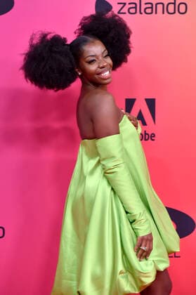 Jeny Bsg bei der Verleihung der MTV European Music Awards 2021 in der Laszlo Papp Sportarena. Budapest, 14.11.2021