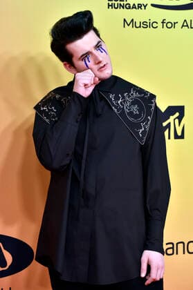 Gjon s Tears bei der Verleihung der MTV European Music Awards 2021 in der Laszlo Papp Sportarena. Budapest, 14.11.2021