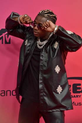 Rayvanny bei der Verleihung der MTV European Music Awards 2021 in der Laszlo Papp Sportarena. Budapest, 14.11.2021