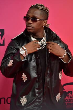 Rayvanny bei der Verleihung der MTV European Music Awards 2021 in der Laszlo Papp Sportarena. Budapest, 14.11.2021