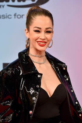 Gaja Prestor bei der Verleihung der MTV European Music Awards 2021 in der Laszlo Papp Sportarena. Budapest, 14.11.2021