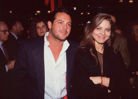 Chad McQueen and Ornella Muti Los Angeles.CA.USA. LIBRARY. Chad McQueen and Ornella Muti. At an event in around 1991. LMK30-SLIB151121PBOR-001 