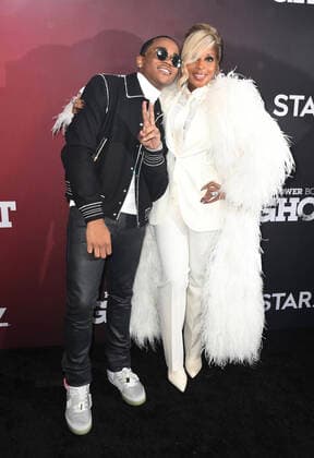 Bilder des Jahres 2021, Entertainment 11 November Entertainment Themen der Woche KW46 Entertainment Bilder des Tages NEW YORK, NY - NOVEMBER 17: Michael Rainey Jr. and Mary J. Blige at the season 2 premiere of Power Book II: Ghost at the SVA Theater in New York City on November 17, 2021. Copyright: xJohnxPalmerx