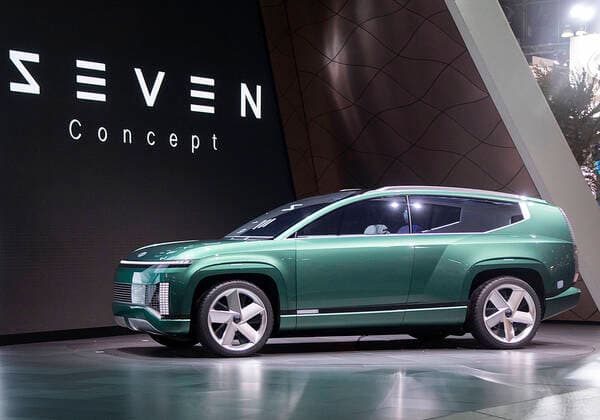 November 17, 2021, Los Angeles, California, USA: Hyundai SEVEN concept car is unveiled at the 2021 Automobility LA on Wednesday November 17, 2021 at the Los Angeles Convention Center in Los Angeles, California. PI Los Angeles USA - ZUMAp124 20211117_zaa_p124_028 Copyright: xARIANAxRUIZx