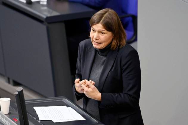 Manuela Rottmann in der 3. Sitzung des Deutschen Bundestages im Reichstagsgebäude. Berlin, 18.11.2021