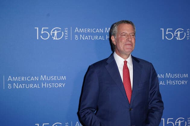 American Museum Of Natural History Gala 2021 Arrivals Bill de Blasio during the American Museum Of Natural History Gala 2021 Arrivals, in New York, United States, on November 22, 2021. New York NY United States  Copyright: xJohnxNacionx nacion-billdebl211118_npR5o