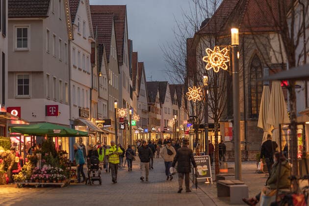 Reutlingen Themenbilder: Weihnachtsstimmung in der Stadt, Reutlingen, 22.11.2021, Themenbilder: Weihnachtsstimmung in der Stadt, Reutlingen, Wilhelmstrasse, 22.11.2021, Copyright: xDROFITSCH EIBNERx EP_ddh