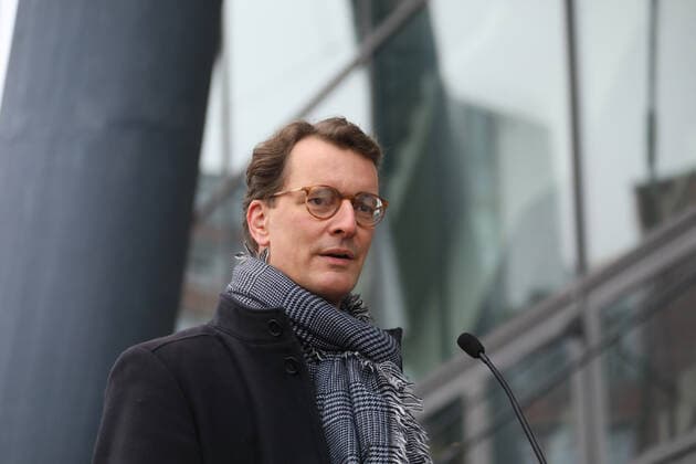 Eröffnung Impfzentrum Drive In Lanxess Arena Köln Deutschland 23.11.2021 Ministerpräsident Hendrik Wüst