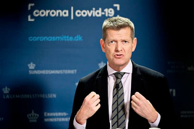 Soeren Brostroem, Sundhedsstyrelsen. Sundhedsministeriet holder pressemoede i Eigtveds Pakhus om COVID-19-situationen onsdag den 24. november 2021.. , Copenhagen Copyright: NILSxMEILVANG NilsxMeilvangx COP110 spdk20211124-174532-L