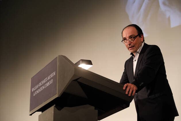 Verleihung Heinrich-Böll-Preis 2021 Wallraff-Richartz-Museum Köln Deutschland 26.11.2021 Direktor Dr. Marcus Dekiert (Wallraff-Richartz-Museum)