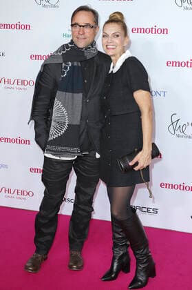 Jan Josef Liefers mit Ehefrau Anna Loos bei der 10. Verleihung des EMOTION Award 2021 im Curio Haus. Hamburg, 26.11.2021