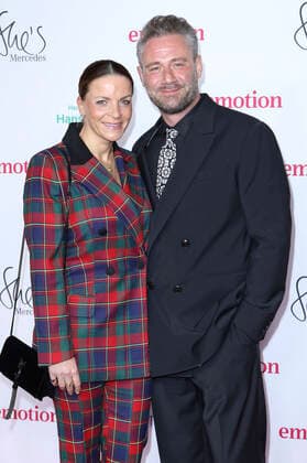 Sasha mit Ehefrau Julia Röntgen bei der 10. Verleihung des EMOTION Award 2021 im Curio Haus. Hamburg, 26.11.2021