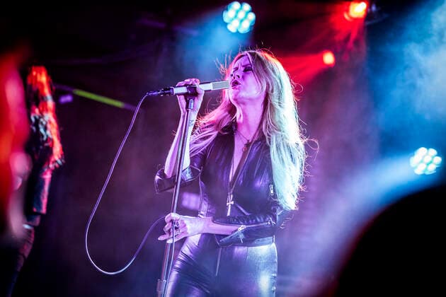Lucifer live in Oslo, Norway Oslo, Norway. The international heavy metal band Lucifer performs a live concert at John Dee in Oslo. Here vocalist Johanna Sadonis is seen live on stage. Oslo Norway John Dee  Copyright: xGonzalesxPhoto TerjexDokkenx