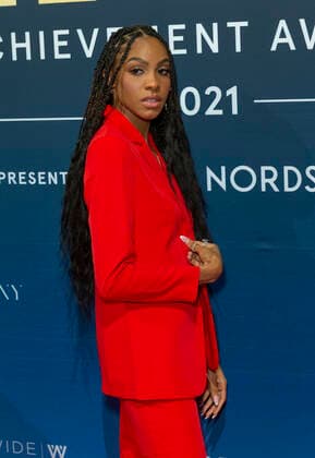 NY: 2021 FN Achievement Awards Chloe Abbot attends 2021 Footwear News Acheivement Awards at Casa Cipriani South Seaport New York New York United States Copyright: LevxRadin