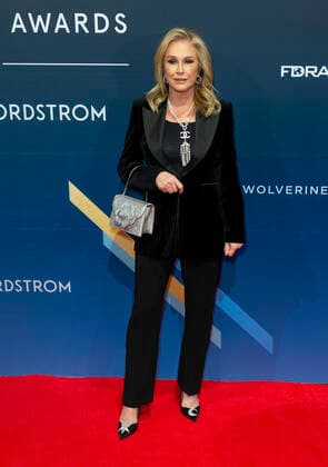 NY: 2021 FN Achievement Awards Kathy Hilton wearing dress by Max Mara attends 2021 Footwear News Acheivement Awards at Casa Cipriani South Seaport New York New York United States Copyright: LevxRadin