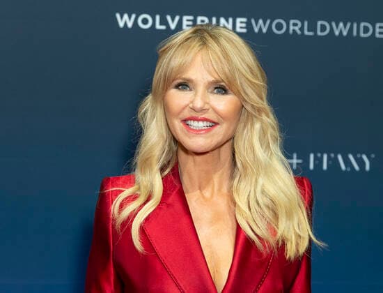 NY: 2021 FN Achievement Awards Christie Brinkley wearing dress by Alexander McQueen attends 2021 Footwear News Acheivement Awards at Casa Cipriani South Seaport New York New York United States Copyright: LevxRadin